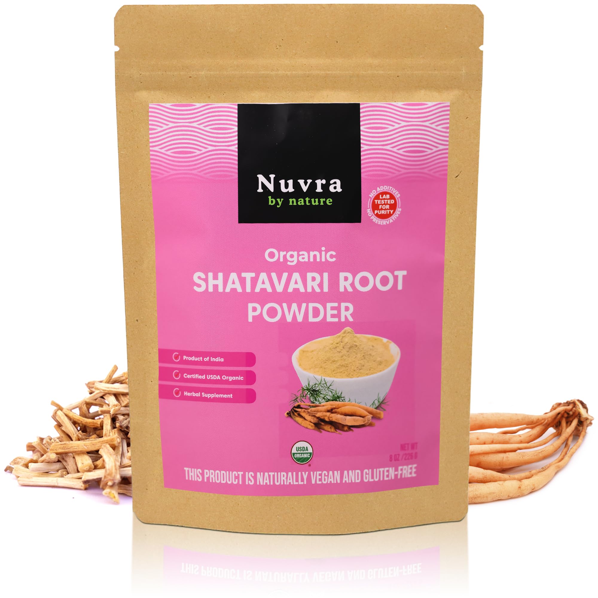 Amazon.com: Nuvra by Nature Organic Shatavari Powder – 8 oz